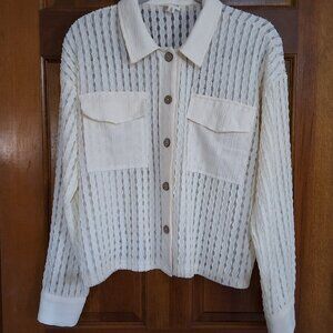 Elegant West & Wild Small Lace Top Jacket w/Spandex